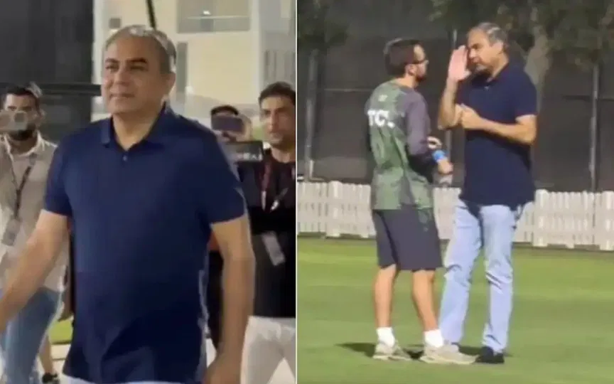 IND Vs PAK: PCB Chairman Mohsin Naqvi Holds Intense Chat With Salman Agha And Co